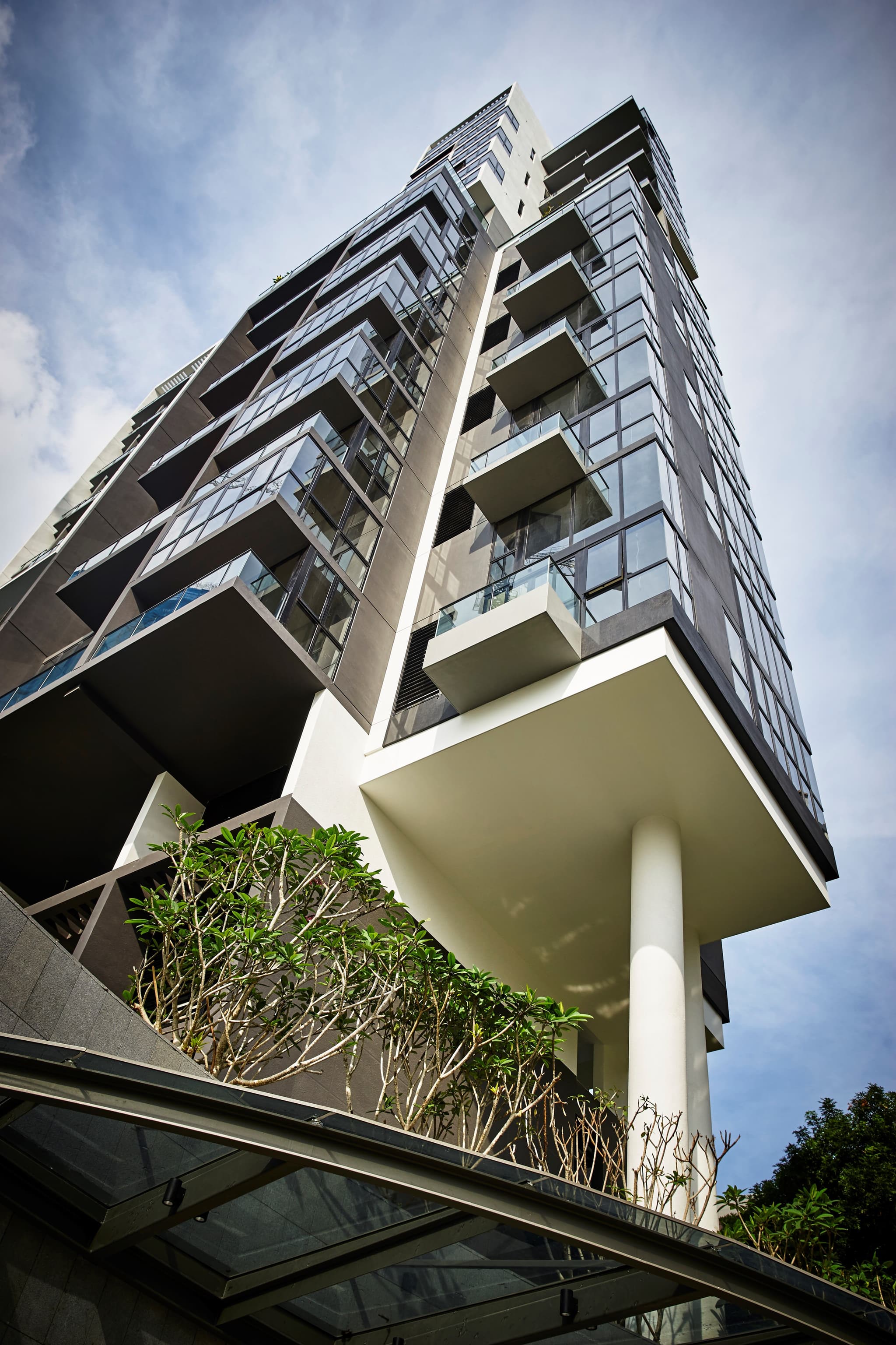 Image of the Fulcrum building in Singapore