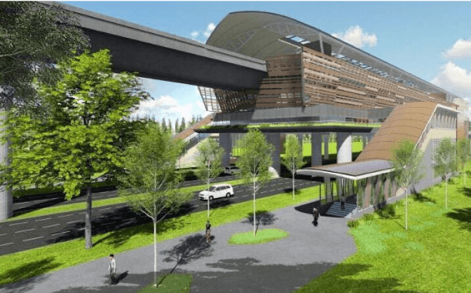 Contract J107 – Gek Poh Station, Tawas Station and Viaduct for Jurong Region Line